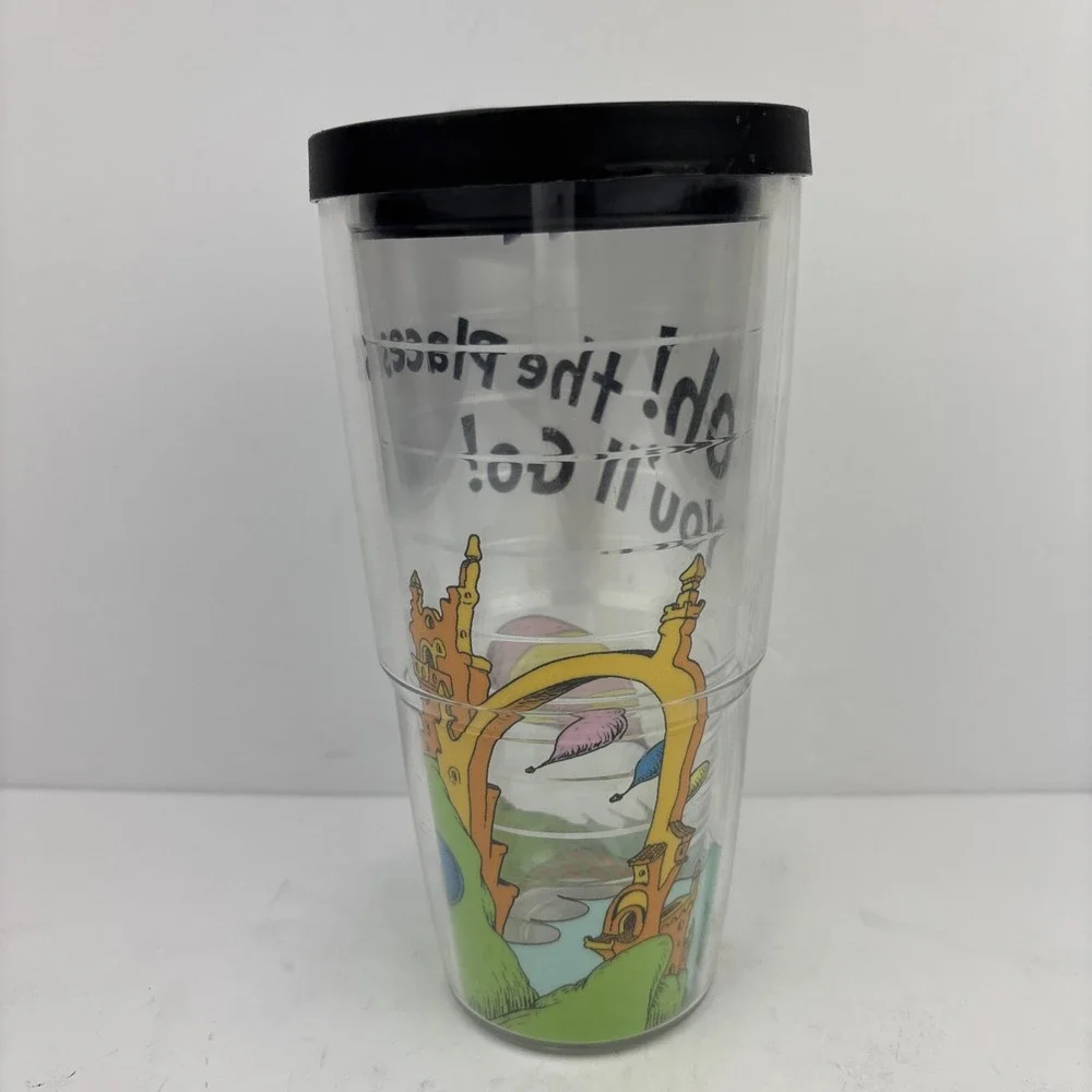 Tervis 24oz Double-Walled‎ Tumbler Dr. Suess Oh the Places You'll Go